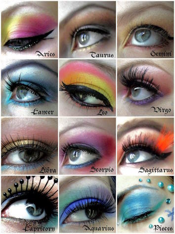 zodiac makeup inspiration